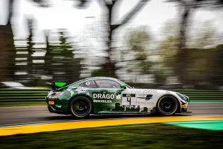 #4 Drago Racing Team ZVO Mercedes AMG GT4 Robert Haub DEU Gabriela Jílková  CZE Pro-Am, Free Practice 2, GT4
 | SRO / TWENTY-ONE CREATION - Jules Benichou
