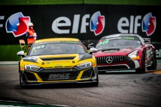 #14 Sainteloc Racing Audi R8 LMS GT4 Erwan Bastard FRA Roee Meyuhas USA Silver Cup, Free Practice 2, GT4
 | SRO / TWENTY-ONE CREATION - Jules Benichou