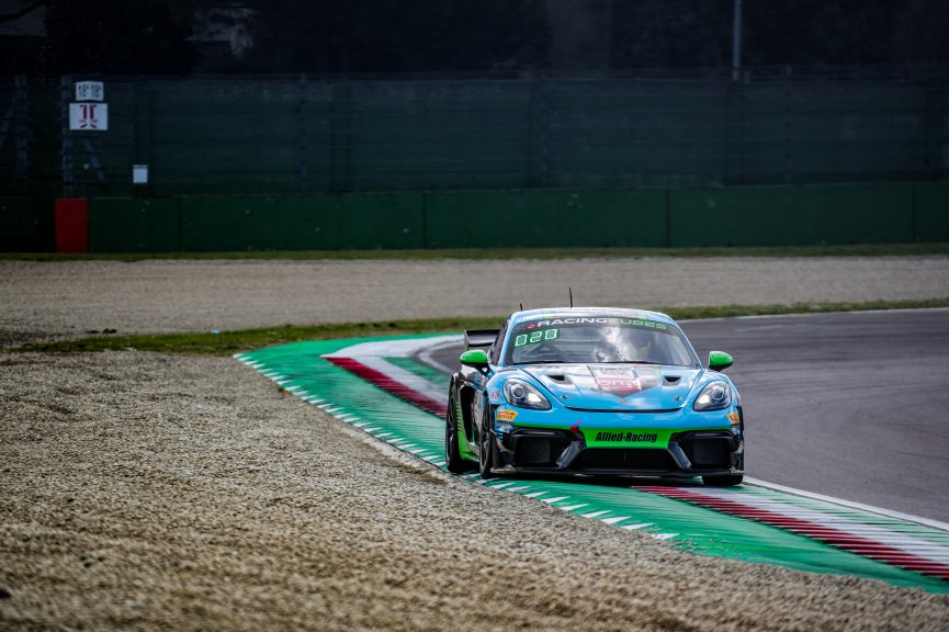 #44 Allied Racing Porsche 718 Cayman GT4 RS CS Alexander Hartvig DNK Moritz Wiskirchen DEU Silver Cup, GT4, Qualifying
