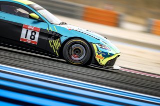 #18 Team Spirit Racing  Aston Martin AMR Vantage GT4 Hella Pagid - racing one DEU Markus Lungstrass DEU Henrik Lyngbye Pedersen DNK Am, Free Practice 2
 | SRO / Kevin Pecks