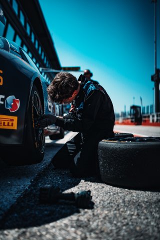 #55 Autosport GP Alpine A110 GT4 Evo Jean-Baptiste Mela Laurent Hurgon Pro-Am, GT4 European Series, Paid Test Session, Pitlane
 | SRO / TWENTY-ONE CREATION - Jules Benichou