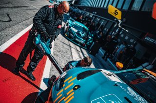 #5 Team Spirit Racing  Aston Martin AMR Vantage GT4 Kenton Koch Thijmen Nabuurs Silver Cup, GT4 European Series, Paid Test Session, Pitlane
 | SRO / TWENTY-ONE CREATION - Jules Benichou