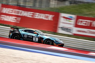 #5 Team Spirit Racing  Aston Martin AMR Vantage GT4 Kenton Koch Thijmen Nabuurs Silver Cup, Free Practice 1
 | SRO / Kevin Pecks