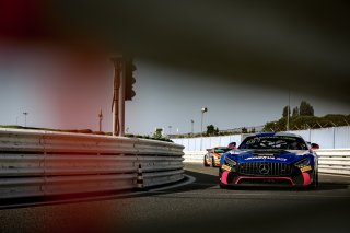 #87 AKKODIS ASP Mercedes AMG GT4 Jim Pla Jean Luc Beaubelique Pro-Am, Free Practice 2
 | SRO / Kevin Pecks