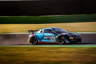 #110 Autosport GP Alpine A110 GT4 Evo Simon Tirman Pierre Sancinena Silver Cup, Free Practice 2, GT4 European Series
 | SRO / TWENTY-ONE CREATION - Jules Benichou