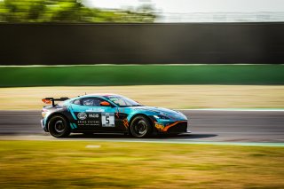 #5 Team Spirit Racing  Aston Martin AMR Vantage GT4 Kenton Koch Thijmen Nabuurs Silver Cup, Free Practice 2, GT4 European Series
 | SRO / TWENTY-ONE CREATION - Jules Benichou