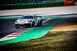 #718 Centri Porsche Ticino Porsche 718 Cayman GT4 RS CS Alex Fontana Ivan Jacoma Pro-Am, GT4 European Series, Qualifying
 | SRO / TWENTY-ONE CREATION - Jules Benichou