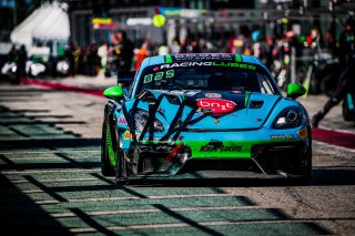 #44 - Allied Racing Porsche 718 Cayman GT4 RS CS Moritz Wiskirchen Alexander Hartvig Silver Cup, GT4 European Series, Pitlane, Race 1
 | SRO / TWENTY-ONE CREATION - Jules Benichou