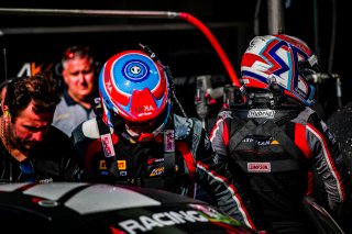 #61 AKKODIS ASP Mercedes AMG GT4 Benjamin Ricci Mauro Ricci Am, GT4 European Series, Pitlane, Race 1
 | SRO / TWENTY-ONE CREATION - Jules Benichou
