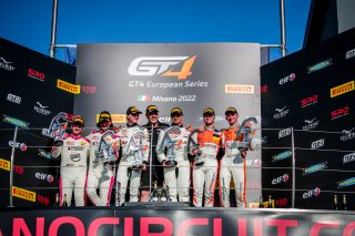 GT4 European Series, Podium, Race 1
 | SRO / TWENTY-ONE CREATION - Jules Benichou