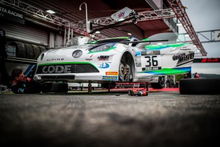 #36 Code Racing Development Alpine A110 GT4 Evo Antoine Leclerc Loïc Villiger Pro-Am, GT4 - European Series, Pitlane, Private Testing
 | SRO / TWENTY-ONE CREATION - Jules Benichou