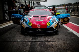 #28 Mirage Racing Alpine A110 GT4 Frédéric de Brabant Alban Lagrange Am, GT4 - European Series, Pitlane, Private Testing
 | SRO / TWENTY-ONE CREATION - Jules Benichou