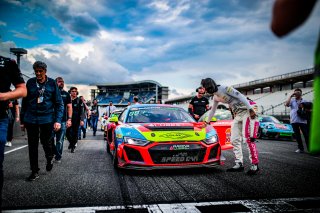 #3 Team Speedcar Benjamin Lariche Robert Consani Audi R8 LMS GT4 Silver Cup, GT4, Grid Walk, Race 1
 | SRO / TWENTY-ONE CREATION - Jules Benichou