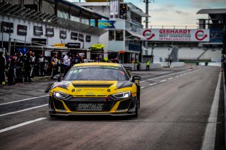 #14 Sainteloc Racing Roee Meyuhas Erwan Bastard Audi R8 LMS GT4 Silver Cup, GT4, Pitlane, Race 1
 | SRO / TWENTY-ONE CREATION - Jules Benichou