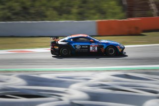 #18 Team Spirit Racing  - Henrik Lyngbye Pedersen - Markus Lungstrass - Aston Martin AMR Vantage GT4 - Am, Free Practice 2
 | SRO / Patrick Hecq Photography
