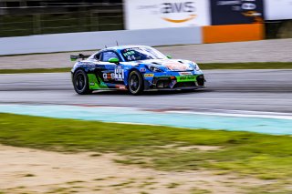 #44 Allied Racing - Moritz Wiskirchen - Alexander Hartvig - Porsche 718 Cayman GT4 RS CS - Silver Cup, Free Practice 2
 | SRO / Patrick Hecq Photography