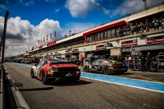 #75 - Centri Porsche Ticino - Ivan JACOMA - Nicolas LEUTWILER - Porsche 718 Cayman GT4 RS CS - Am, GT4 European Series, Pitlane, Race 1
 | © SRO - TWENTY-ONE CREATION | Jules Benichou