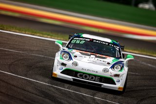 #36 - Code Racing Development - Antoine LECLERC - Antoine LECLERC - Loic VILLIGER - Alpine A110 GT4 EVO - Pro-Am, Free Practice 1
 | &copy; SRO / Kevin Pecks 1VIER