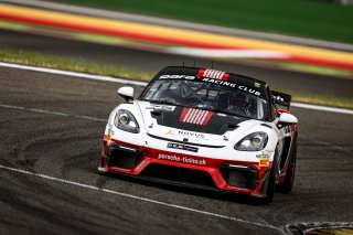#75 - Centri Porsche Ticino - Amag First Rennsport - Ivan JACOMA - Nicolas LEUTWILER - Porsche 718 Cayman GT4 RS CS - Am, Free Practice 1
 | &copy; SRO / Kevin Pecks 1VIER