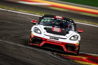 #76 - Centri Porsche Ticino - Amag First Rennsport - Alex FONTANA - Patrick HOFMANN - Porsche 718 Cayman GT4 RS CS - Pro-Am, Free Practice 1
 | &copy; SRO / Kevin Pecks 1VIER