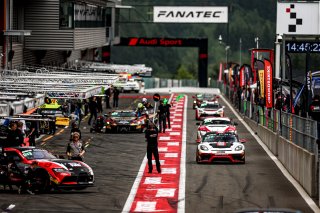 #75 - Centri Porsche Ticino - Amag First Rennsport - Ivan JACOMA - Nicolas LEUTWILER - Porsche 718 Cayman GT4 RS CS - Am, Free Practice 1
 | &copy; SRO / Kevin Pecks 1VIER