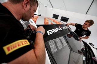 #27 - Newbridge Motorsport - Newbridge Motorsport - Gus BOWERS  - Liu LIC KA - Aston Martin Vantage AMR GT4 - Pro-Am, Paddock
 | &copy; SRO / Kevin Pecks 1VIER