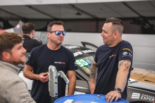 #19 - racing one - Racing one GmbH - Jessica BACKMAN (R) - Andreas BACKMAN (R) - Aston Martin Vantage AMR GT4 - Silver, GT4 European Series, Paddock
 | &copy; SRO / Kevin Pecks 1VIER