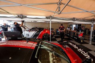 #76 - Centri Porsche Ticino - Amag First Rennsport - Alex FONTANA - Patrick HOFMANN - Porsche 718 Cayman GT4 RS CS - Pro-Am, GT4 European Series, Paddock
 | © SRO / Kevin Pecks 1VIER