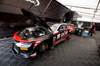 #17 - V8 Racing - V8 Racing - Dante RAPPANGE - Kenny HERREMANS - Chevrolet Camaro GT4.R - Silver, GT4 European Series, Paddock
 | © SRO / Kevin Pecks 1VIER