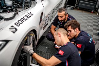 #11 - Borusan Otomotiv Motorsport - Borusan Otomotiv Motorsport - Enzo JOULIE - Yagiz GEDIK - BMW M4 GT4 G82 - Silver, GT4 European Series, Paddock
 | © SRO / Kevin Pecks 1VIER