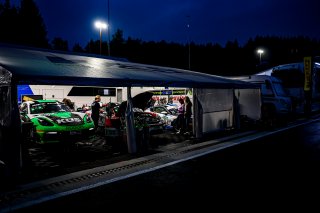 #30 - W&S Motorsport - W&S Motorsport GmbH - Hendrik STILL - Max KRONBERG - Porsche 718 Cayman GT4 RS CS - Pro-Am, #442 - W&S Motorsport - W&S Motorsport GmbH - Gustavo XAVIER (R) - Taylor HAGLER - Porsche 718 Cayman GT4 RS CS - Pro-Am, Paddock
 | © SRO / Kevin Pecks 1VIER