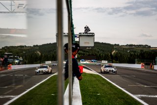 #117 - L'ESPACE BIENVENUE - Racetivity - Benjamin LESSENNES - Ricardo VAN DER ENDE - BMW M4 GT4 G82 - Silver, Chequered Flag, Race 1
 | &copy; SRO / Kevin Pecks 1VIER