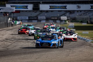 #42 - Sainteloc Junior Team - Gregory GUILVERT - Christophe HAMON - Audi R8 LMS GT4 - Pro-Am, GT4 European Series, Race 1
 | &copy; SRO / Kevin Pecks 1VIER