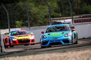 #22 - Allied-Racing - Alexander HARTVIG - Nathan SCHAAP (R) - Porsche 718 Cayman GT4 RS CS - Silver, GT4 European Series, Race 2
 | © SRO / Kevin Pecks 1VIER