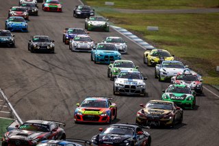 #3 - Team Speedcar - Benjamin LARICHE - Robert CONSANI - Audi R8 LMS GT4 - Silver, #5 - Mirage RACING - Jamie DAY - Ruben DEL SARTE - Aston Martin Vantage AMR GT4 - Silver, GT4 European Series, Race 2
 | © SRO / Kevin Pecks 1VIER