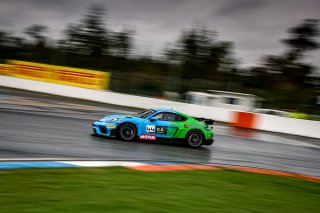 #44 - Allied-Racing - Oskar Lind KRISTENSEN (R) - Jordan WALLACE - Porsche 718 Cayman GT4 RS CS - Pro-Am, Free Practice, GT4 European Series
 | &copy; SRO / Kevin Pecks 1VIER