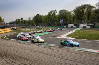 #44 - Allied-Racing - Oskar Lind KRISTENSEN - Jordan WALLACE - Porsche 718 Cayman GT4 RS CS - Pro-Am, Race 1
 | © SRO / Kevin Pecks 1VIER