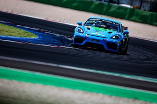 #44 - Allied-Racing - Oskar Lind KRISTENSEN (R) - Jordan WALLACE - Porsche 718 Cayman GT4 RS CS - Pro-Am, Free Practice 1, GT4 European Series
 | © SRO / Kevin Pecks 1VIER
