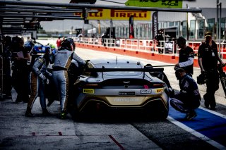 #19 - racing one - Andreas BACKMAN (R) - Jessica BACKMAN (R) - Aston Martin Vantage AMR GT4 - Silver, Free Practice 1, GT4 European Series
 | © SRO / Patrick Hecq Photography