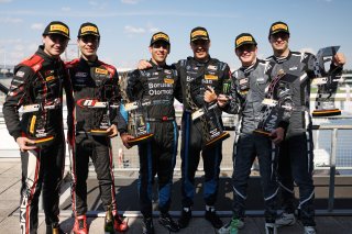 #15 - NM Racing Team - Alexandre PAPADOPULOS - Lluc IBANEZ TRULLOLS - Mercedes-AMG GT4 #12 - Borusan Otomotiv Motorsport - Berkay BESLER - Gabriele PIANA - BMW M4 GT4 G82 #61 - Academy Motorsport - Erik EVANS - Marco SIGNORETTI - Ford Mustang GT4 2024
 | SRO/JEP