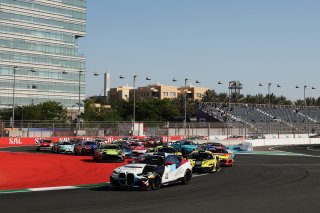 #17 - L'Espace Bienvenue - Ricardo VAN DER ENDE - Benjamin LESSENNES - BMW M4 GT4 G82 Leads Race Start
 | SRO / JEP