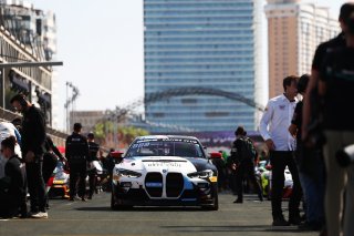 #17 - L'Espace Bienvenue - Ricardo VAN DER ENDE - Benjamin LESSENNES - BMW M4 GT4 G82 Leads Race Start
 | SRO / JEP
