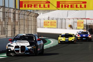 #17 - L'Espace Bienvenue - Ricardo VAN DER ENDE - Benjamin LESSENNES - BMW M4 GT4 G82 Leads Race Start
 | SRO / JEP