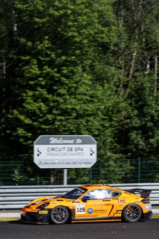 #128 - AV Racing - Matteo NOMBLOT - Frederic CAPRASSE - Porsche 718 Cayman GT4 RS CS
 | SRO / JEP