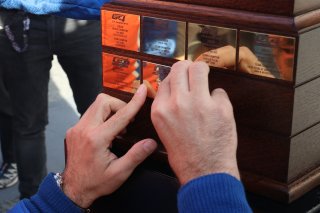 #3 - Team Speedcar - Benjamin LARICHE - Robert CONSANI - Audi R8 LMS GT4 and the GT4 Championship winning trophy
 | SRO / JEP