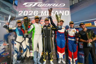 GT4 European Series Misano Race 1 Pro Am Podium | SRO / JEP