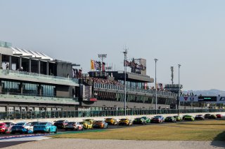 #1 - Team Speedcar - Benjamin LARICHE - Robert CONSANI - Audi R8 LMS GT4 Lead Race Start | SRO / JEP