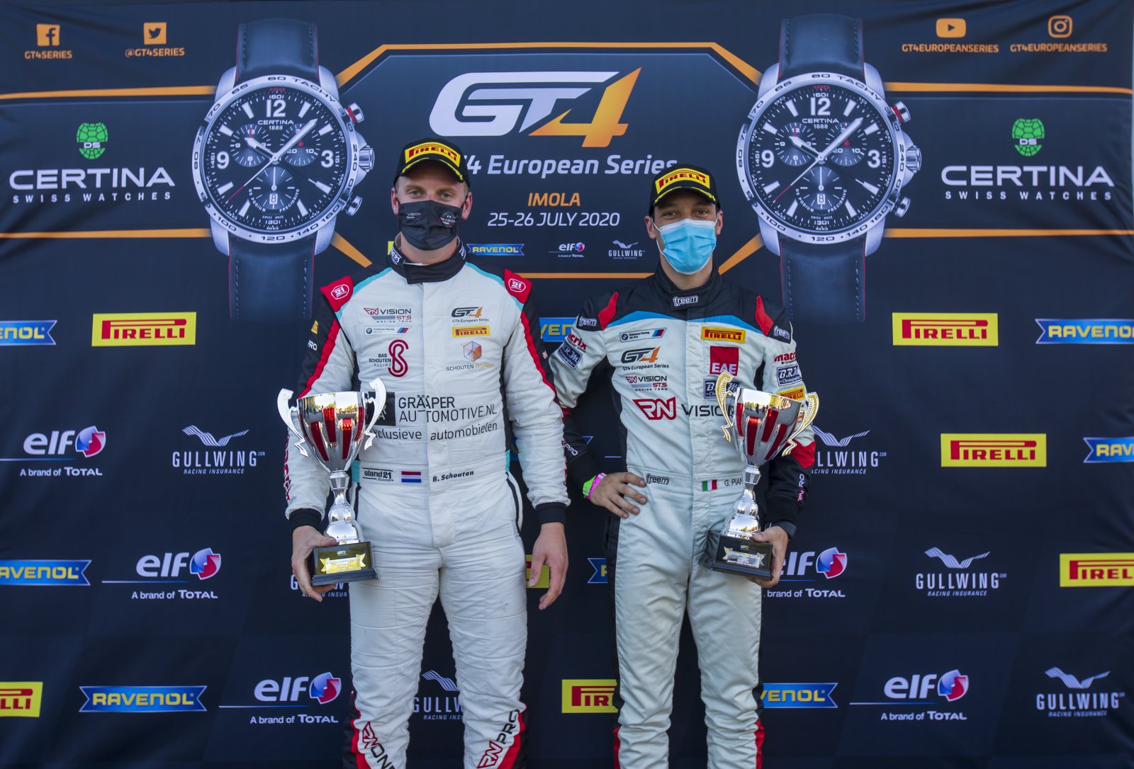 RN Vision STS Racing Team wins GT4 European Series season-opener at Imola