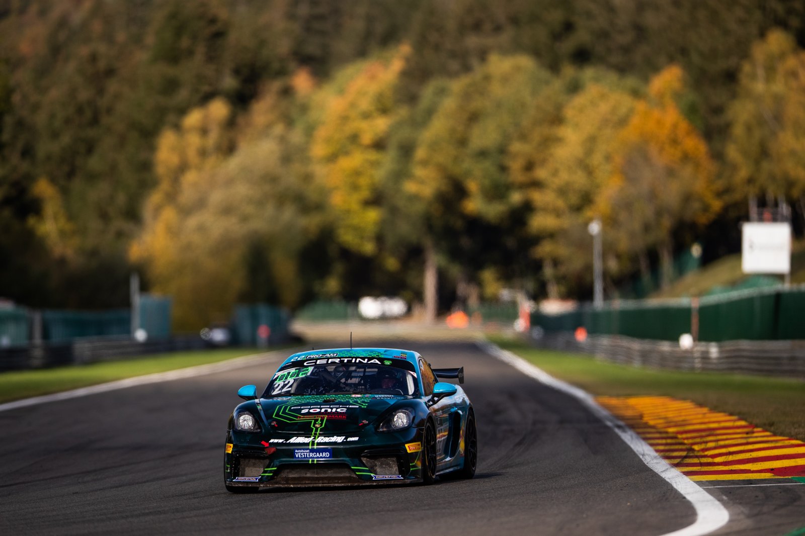Bastian Buus fastest in first GT4 European Series practice at Spa
